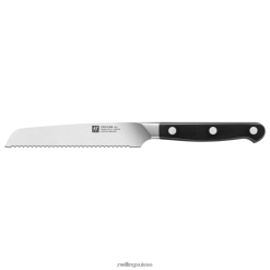 Zwilling couteau utilitaire professionnel de 5 pouces, bord dentelé HV28V63 coutellerie