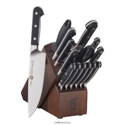 Zwilling pro 16 pièces, jeu de blocs à couteaux, acacia HV28V29 coutellerie