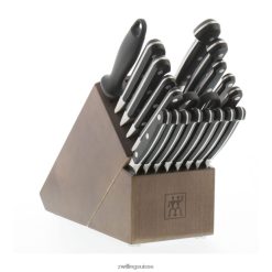 Zwilling pro 20 pcs, jeu de blocs à couteaux, marron HV28V372 coutellerie
