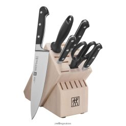 Zwilling professional s 7 pièces, jeu de blocs à couteaux, blanc HV28V115 coutellerie